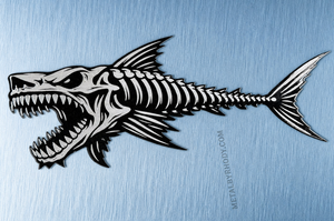 Aggressive Skeletal Shark