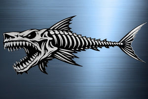 Aggressive Skeletal Shark