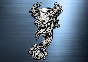 Demonic Hot Rod Piston