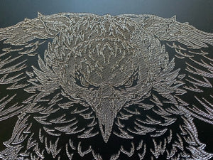 Courage and Strength Engraved and Plasma Cut Metal Art