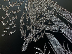 Courage and Strength Engraved and Plasma Cut Metal Art